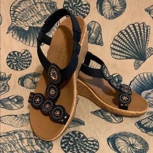 Sketcher’s Navy Beaded Sandals